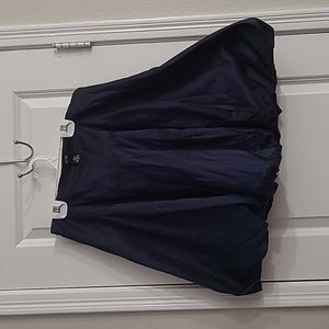 Body by Victoria blue silk bubble skirt
